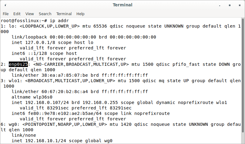 ip address