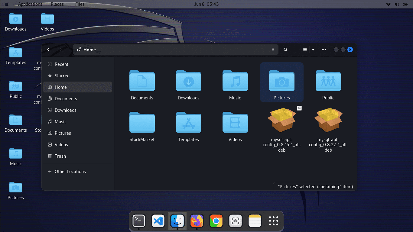 macos theme home screen