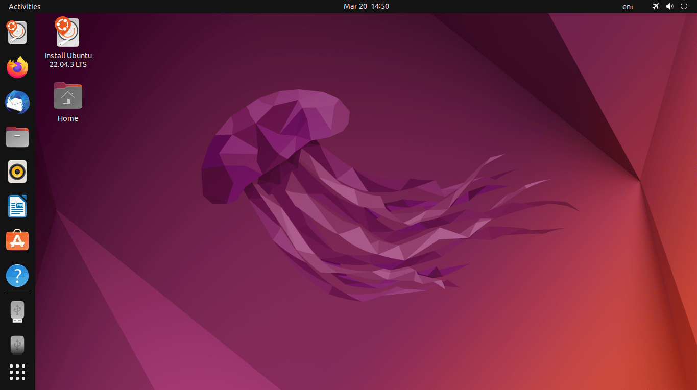 ubuntu live desktop