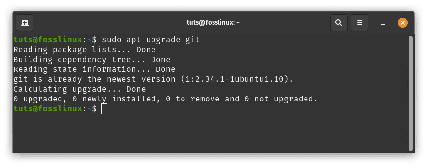 upgrade git